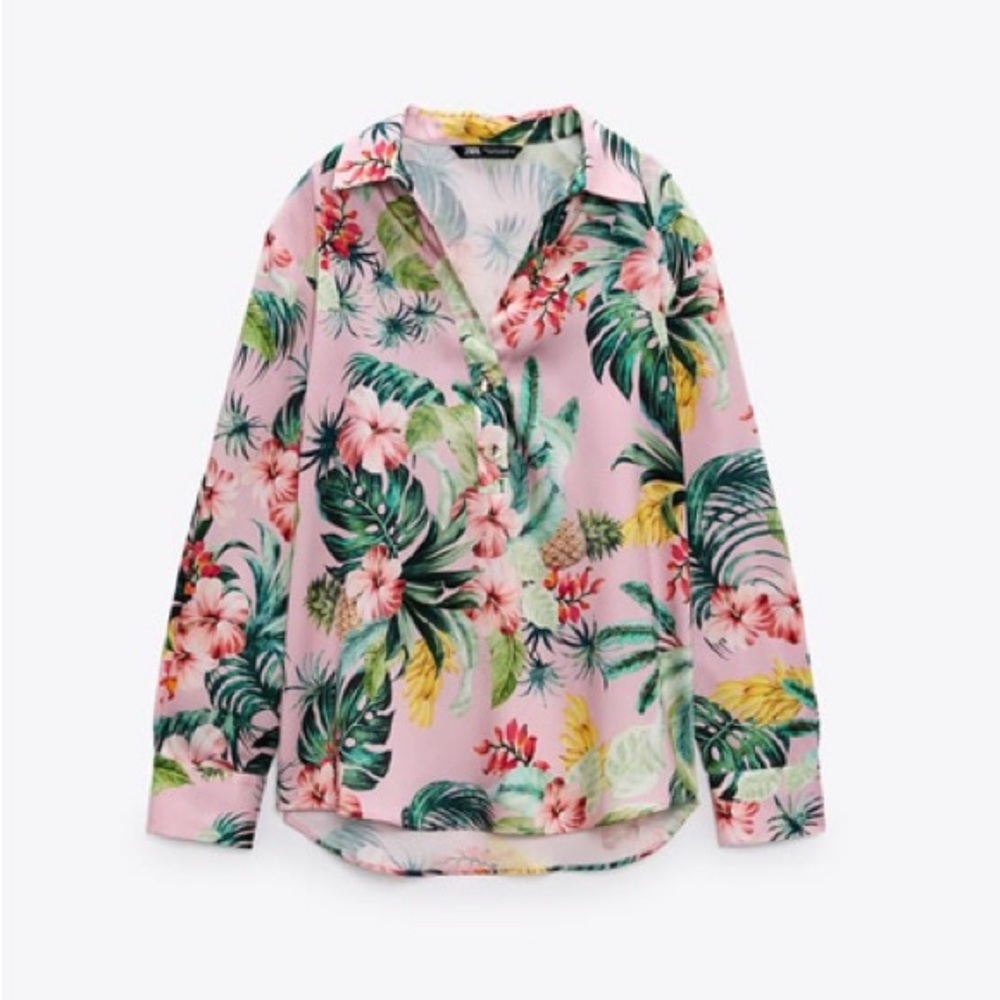Zara top with long sleeves
